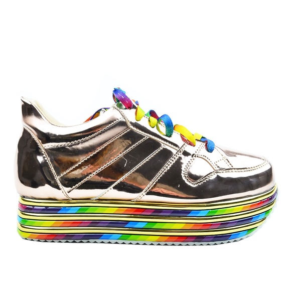 rainbow shoes womens